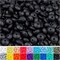 180PCS Silicone Lentil Beads, 12mm Silicone Abacus Focal Beads Bulk Colorful DIY Loose Beads for Bracelet Necklace Crafts Pen Making(Black)…